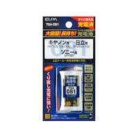 朝日電器 大容量長持ち充電池 2.4V 900mAh TSA081