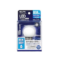 朝日電器 LED電球G40形防水E26N色 LDG1NGGWP250
