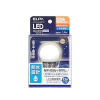 朝日電器 LED電球G40形防水E26L色 LDG1LGGWP251