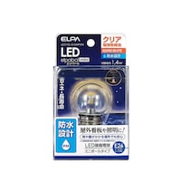 朝日電器 LED電球G40形防水E26CL色 LDG1CLGGWP256