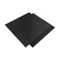 イノアック カームフレックス F4 黒 40x1000x1000 片面粘着付 F440N F440N 1枚