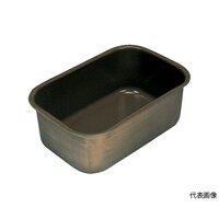 フロンケミカル フッ素樹脂コーティング深型バット 深7 膜厚約50μ NR0377008 1枚