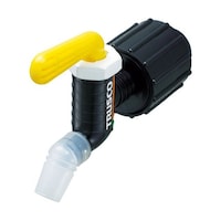 アズワン 樹脂製給油コック キューちゃん 口径40 フッ素ゴム 黄 QC40FKMY