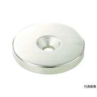 アズワン ネオジム丸形磁石 皿ねじ穴付 外径25mmX6mm M6 1個入 T25R06M6