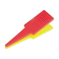 アズワン ロッドクリップ 赤/黄色 4個入 TPKRY