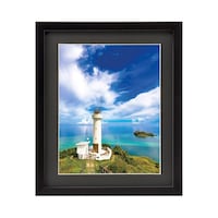 ハクバ 木製額縁 MM01 6切サイズ スタンド付 ブラック FWMM01BK6