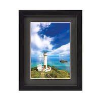 ハクバ 木製額縁 MM01 2Lサイズ スタンド付 ブラック FWMM01BK2L