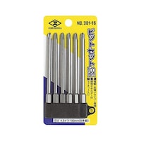 広島 ビットセット プラス#2 100mm(6本入り) 30116 1セット