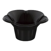 サンナップ ミニフルールカップ ネロ 黒(80ヶ入) 63125584 1セット