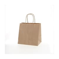 シモジマ 手提げ紙袋 25チャームバッグ 未晒無地 50枚 003272301 003272301 1袋