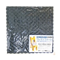 和気産業 ウレタンフォーム波型 ハードタイプ 30×400×400mm PUF07