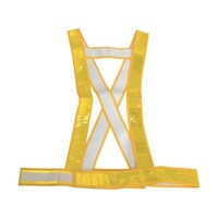 ミズケイ タスキ型安全ベストキングサイズ ゴールド 5920020 5920020 1着