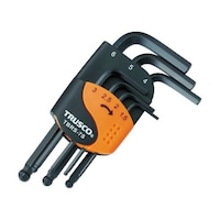 アズワン ボールポイント六角棒レンチセット ショートタイプ 7本組 TBRS7S