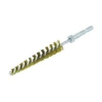 アズワン 六角軸テーパーネジリブラシ 真鍮線 0.15Φ 8Φ―16Φ穴用 6TNB816S