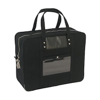 三栄産業 帆布メール用ボストン(LL)SED1錠付 黒 BTLLSED01 BTLLSED01 1個