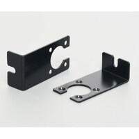 アメリカン電機 コンセントバー用サポート 黒 2個入 HKCSPT40B HKCSPT40B 1袋