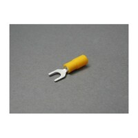 ニチフ端子工業 環境配慮形絶縁被覆付Y形端子 100個入 TMEX0.3Y3YEL