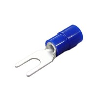 ニチフ端子工業 環境配慮形絶縁被覆付Y形端子 100個入 TMEX2Y3.5BLU