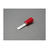 ニチフ端子工業 環境配慮絶縁被覆ブレード端子 100個入 TMEXBT1.2591RED