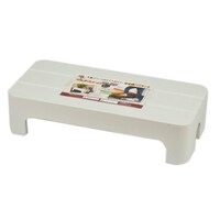 パール金属 マルチステップワイド ロータイプ クールグレー HB3072