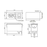 アズワン インレットコネクター 76218/002 76218/002 1個
