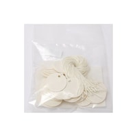 マルツエレック 電線名札 Φ25mm 50個入 25