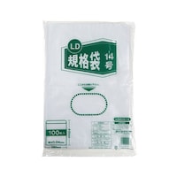 伊藤忠リーテイル LD規格袋 14号 厚さ0.04mm 1ケース(100枚×25袋入) LDKI4014 1ケース