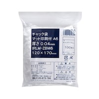 伊藤忠リーテイル チャック袋マット印刷付