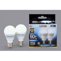 アイリスオーヤマ LED電球 広配光 60形相当 昼白色 2個セット LDA7NGE176T52P