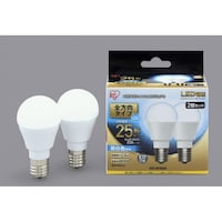 アイリスオーヤマ LED電球 全方向 25形相当 昼白色 2個セット LDA2NGE17/W2T52P