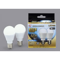アイリスオーヤマ LED電球 全方向 40形相当 昼白色 2個セット LDA4NGE17/W4T52P
