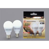 アイリスオーヤマ LED電球 全方向 60形相当 電球色 2個セット LDA8LGE17/W6T52P