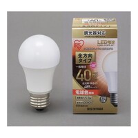 アイリスオーヤマ LED電球 全方向 調光 40形相当 電球色 LDA5LG/W/D4V1