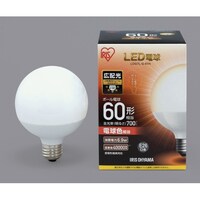 アイリスオーヤマ LED電球 ボール電球 60形相当 電球色 LDG7LG6V4