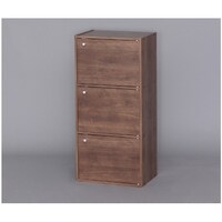 アイリスオーヤマ CBボックス 3ドア ブラウン CX33D