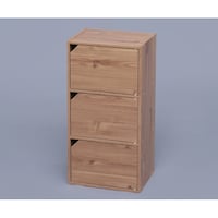 アイリスオーヤマ モジュールボックス 扉付タイプ ナチュラル MDB3D