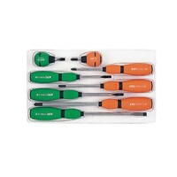 京都機械工具 ソフトドライバセット 貫通タイプ 8本組 TD2798 TD2798 1セット