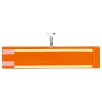 日本緑十字社 腕章400(反射オレンジ) ビニール製腕章(安全ピン・クリップ両用タイプ) 140405