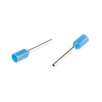 RS Pro 圧着ブーツレースフェルール 最大ワイヤサイズ 20AWG 青 ピン径 1.5mm 1袋(100個入) 2503422 2503422 1袋