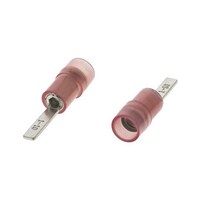 RS Pro 圧着ブレード端子 絶縁 刃長さ10mm 刃幅2.3mm 赤 0.5 → 1.5mm2 22 → 16AWG 1袋(100個入) 2674467 2674467 1袋