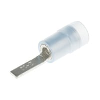 RS Pro 圧着ブレード端子 絶縁 刃長さ10mm 刃幅2.4mm 青 1.5 → 2.5mm2 16 → 14AWG 1袋(100個入) 2674489 2674489 1袋