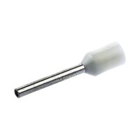 RS Pro 圧着ブーツレースフェルール 最大ワイヤサイズ 20AWG 白 ピン径 1.5mm 1袋(100個入) 3117915 3117915 1袋