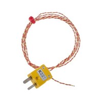 RS Pro 熱電対センサ Kタイプ ミニチュアプラグ 75°C → +250°C ANSI 8140125 8140125 1個