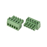 RS Pro 基板端子台 3.81mmピッチ 1列 5極 緑 1袋(5個入) 8971086 8971086 1袋