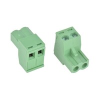 RS Pro 基板端子台 5mmピッチ 1列 2極 緑 1袋(10個入) 8971159 8971159 1袋