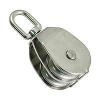 ひめじや ステンレス 豆ブロック(滑車)2車 #50 MB502 MB502 1個