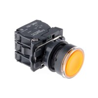 シュナイダーエレクトリック 照光式押しボタンスイッチ Harmony XB5シリーズ 22mm オレンジ XB5AW35B5 XB5AW35B5 1個