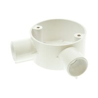 シュナイダーエレクトリック コンジット アングルボックス 白 PVC 1袋(10個入) 25CJB4 25CJB4 1袋