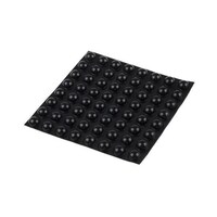 RS Pro 防振ゴム 半球形 グレー,高さ:7.9mm 1袋(64個入) 1735940 1735940 1袋