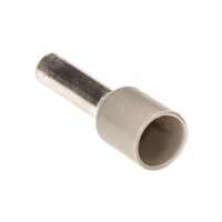 シュナイダーエレクトリック 棒端子 最大ワイヤサイズ 2.5mm2 最大ワイヤサイズ 14AWG グレー 1箱(100個入) DZ5CE025 DZ5CE025 1箱